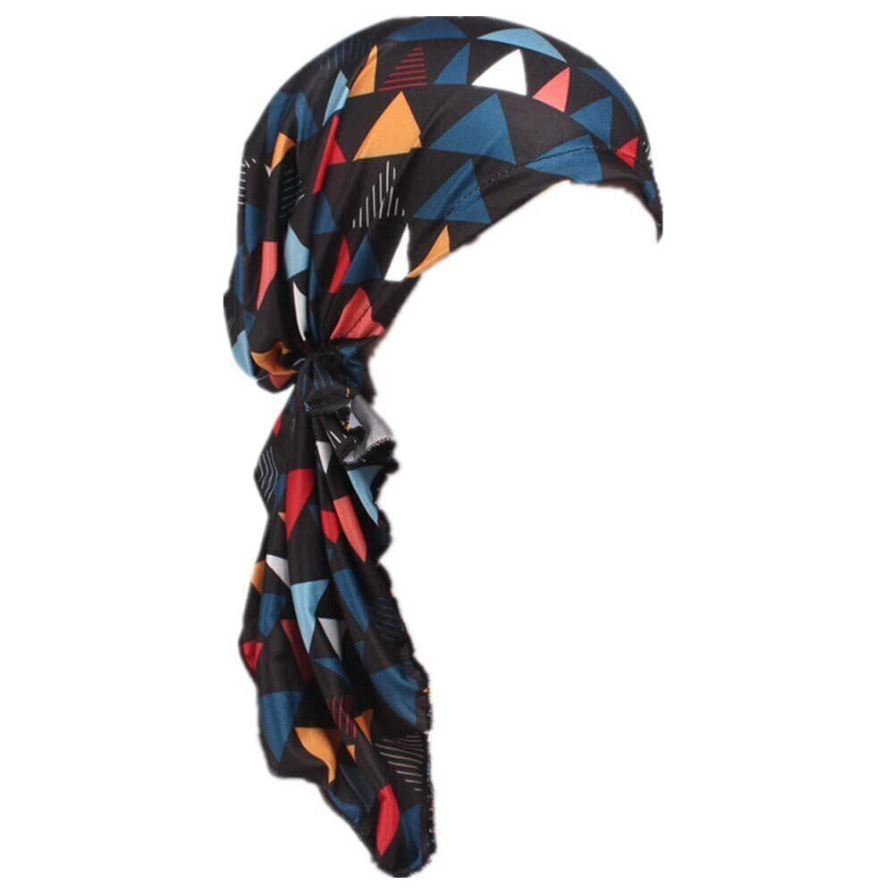 4313 Scarf Lined Pretied Headwrap Beanie Turban Chemo Headwear Bandana Head